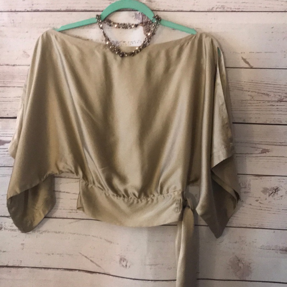 Moda International - Silk Crop Top - XXS
